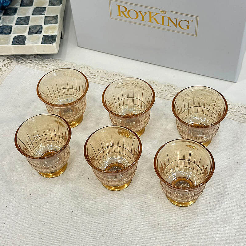 Cam Kahve Yanı Sunumluk Gold - 2