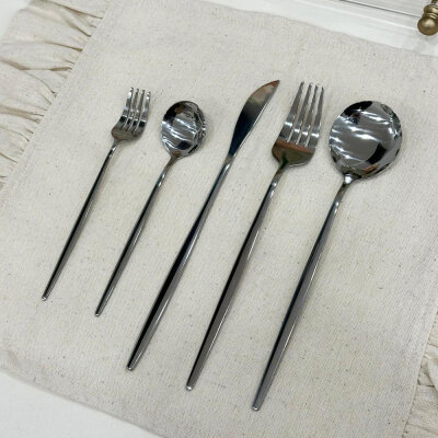 Çubuk Model Tatlı Çatalı - Altılı Set (1)