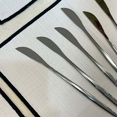 Metal Yemek Bıçağı - Altılı Set (1)