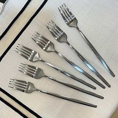 Metal Yemek Çatalı - Altılı Set